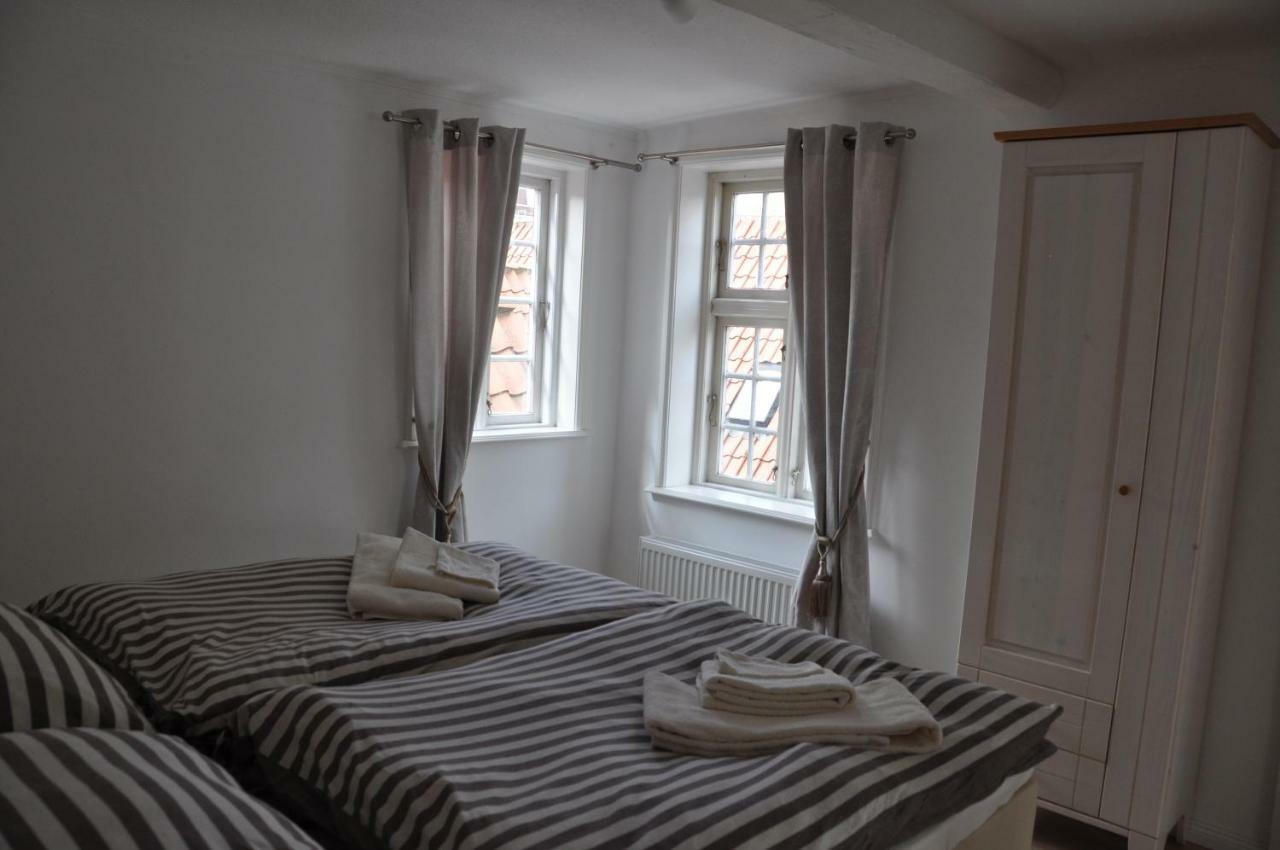 Ferienwohnung Hafenblick vom Kapitänshaus Flensburg Exterior foto