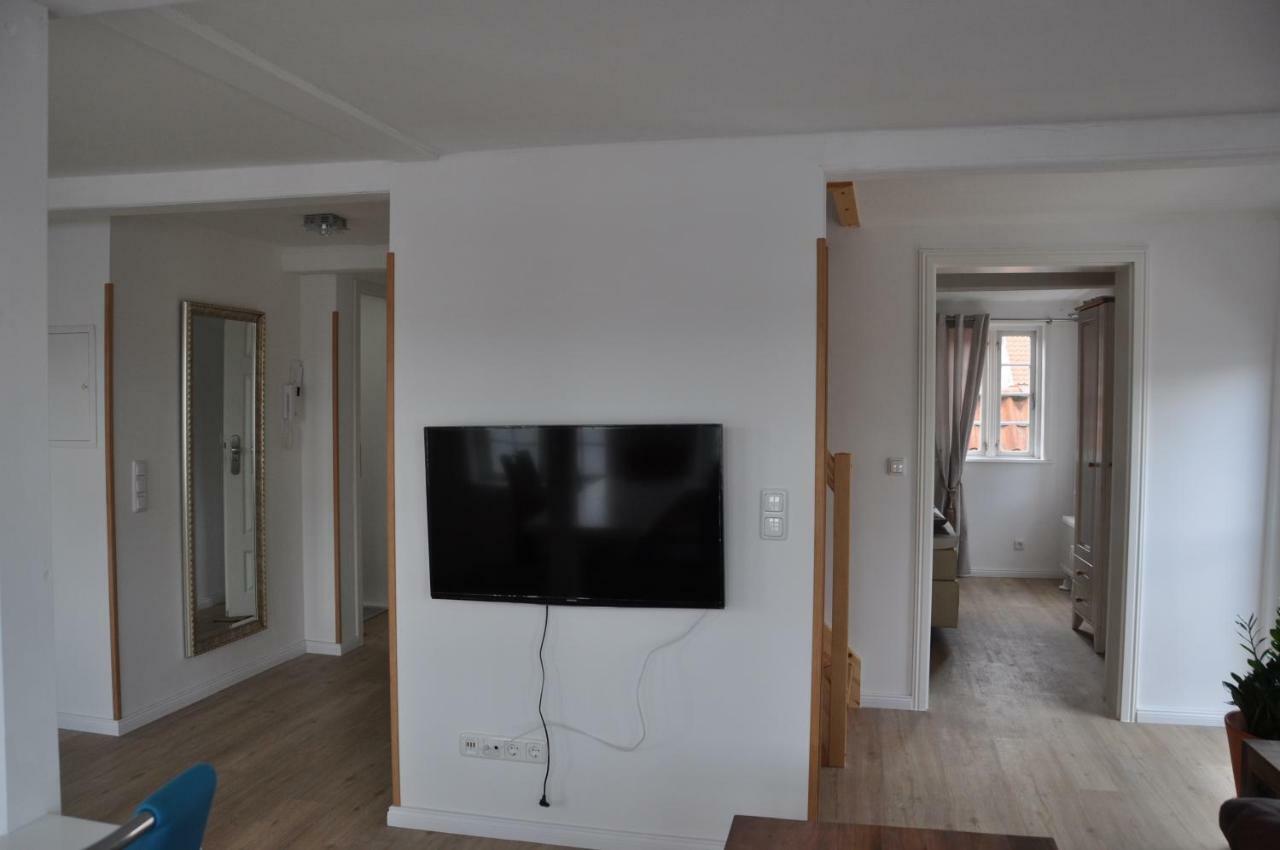 Ferienwohnung Hafenblick vom Kapitänshaus Flensburg Exterior foto