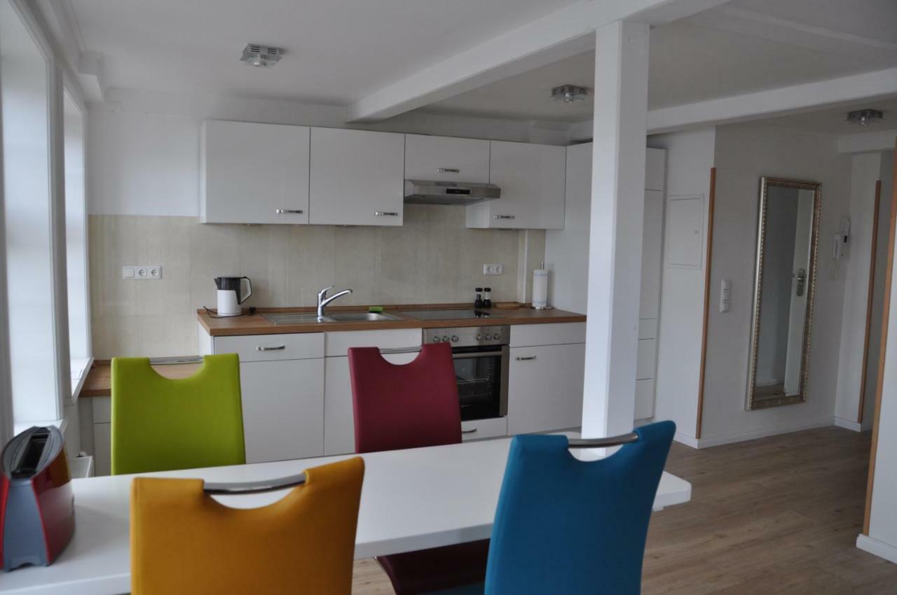 Ferienwohnung Hafenblick vom Kapitänshaus Flensburg Exterior foto