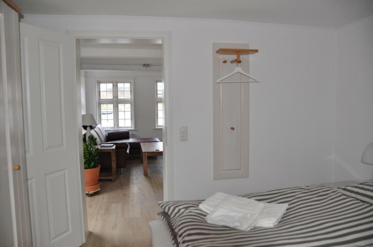 Ferienwohnung Hafenblick vom Kapitänshaus Flensburg Exterior foto