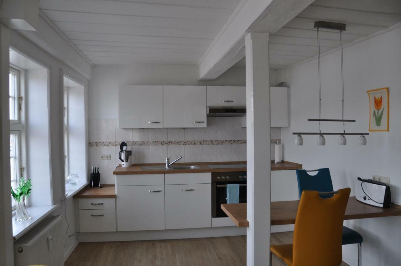 Ferienwohnung Hafenblick vom Kapitänshaus Flensburg Exterior foto